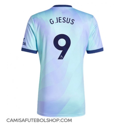 Camisa de time de futebol Arsenal Gabriel Jesus #9 Replicas 3º Equipamento 2024-25 Manga Curta